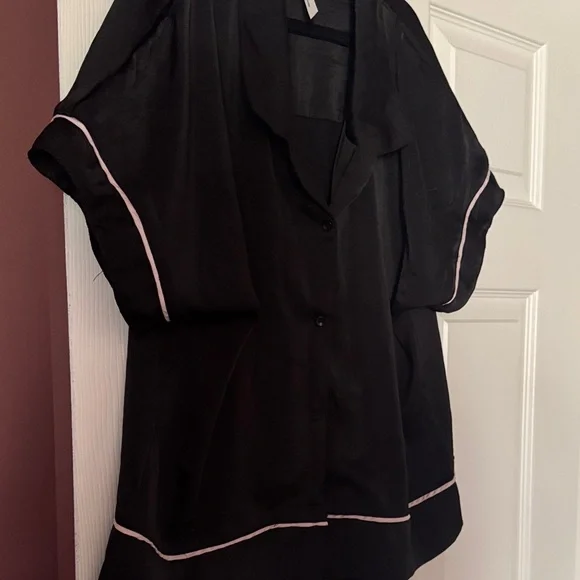 Satin Pyjama Top - Picture 3 of 3